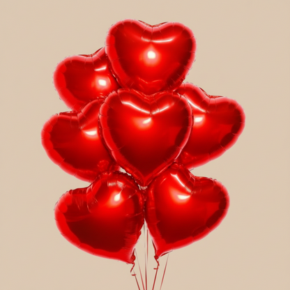 Bouquet de globos corazón